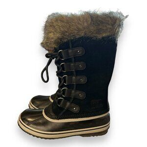 Sorel Women’s Joan of Arctic Waterproof Boots Quarry, Black Size 7‎